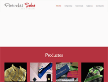 Tablet Screenshot of panuelossoho.com.ar